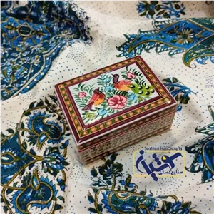 جعبه جواهر خاتم مستطیل کوچک خانمان مدل 347567