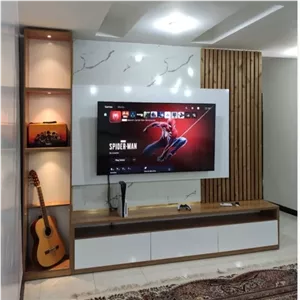میز تلویزیون دیواری ، تی وی وال یا تی وی روم مدرن ، tv room tv wall فقط در اهواز خانمان مدل 312187