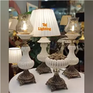 آباژور رومیزی، چراغ رومیزی ، و کاپ رومیزی طرح خمره ای مدل اورتِگا خانمان مدل 328316