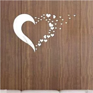 اینه دکوراتیو پدیده مدل قلب نیمه خانمان مدل 337110