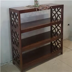 کتابخانه چوبی شلف استند و کمد قفسه جا کتابی جا کفشی تحویل در باربری مقصد خانمان مدل 318268