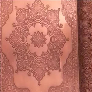 سینی انتیک رنگ مسی خانمان مدل 340197