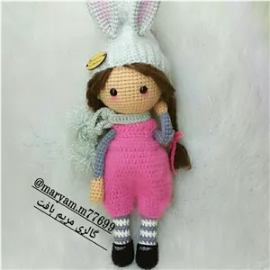 عروسک دختر بافت،لوسی کوچولو خانمان مدل 371037