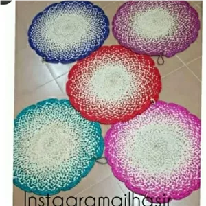 سفره حصیری رنگی رنگی خانمان مدل 347607