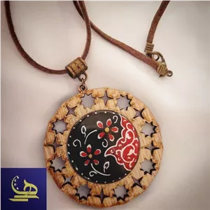 گردنبند میناکاری گل بهار خانمان مدل 341525