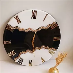 ساعت دیواری کریستال کاری خانمان مدل 343810