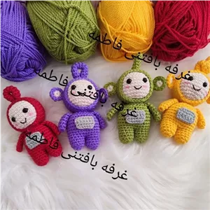 عروسک بافتنی -شخصیت های کارتونی خانمان مدل 374435