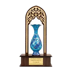 تندیس گلدان میناکاری هدیه تبلیغاتی خانمان مدل 338916 