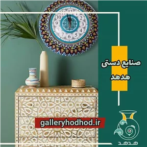 ساعت میناکاری با موتور آرام گرد خانمان مدل 344726 