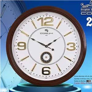 ساعت دیواری کروم 222 خانمان مدل 342475