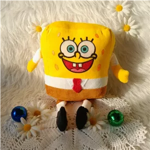 عروسک باب اسفنجی پلیشی مخملی خانمان مدل 367200