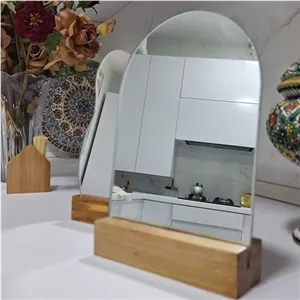 آینه رومیزی چوبی بسیار شیک کیفیت عالی خانمان مدل 335816