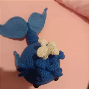 عروسک بافتنی جناب نهنگ خانمان مدل 372427