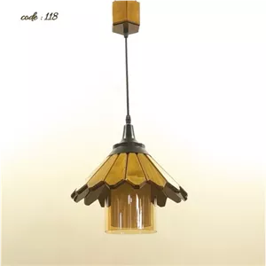 لوستر تک شعله مدل چتری شرکت نارون خانمان مدل 350699