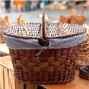 سبد پیک نیک حصیری خانمان مدل 345290