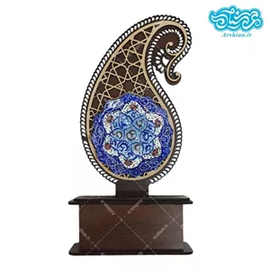تندیس مینا با طرح بته جقه کد 001 خانمان مدل 341819