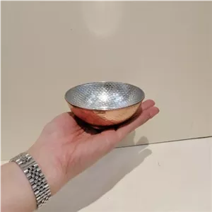 کاسه و پیاله ماست خوری مسی خانمان مدل 343744