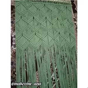 پرده شیک مکرومه آنا خانمان مدل 365610