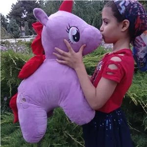 عروسک پونی تک شاخ دارای رنگبندی خانمان مدل 372240