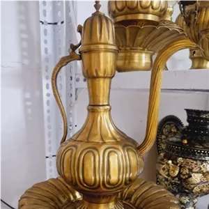 افتابه لگن برنجی سایز بزرگ خانمان مدل 344252