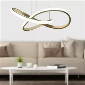 لوستر مدرن طرح بینهایت دارای نور هشت حالته ریموت دار و اپلیکیشن موبایل خانمان مدل 347065