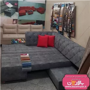 مبل ال هفت نفره با میز وسط کد 015 خانمان مدل 324350