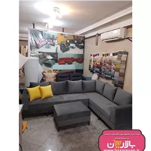 مبل ال هفت نفره با میز وسط کد 014 خانمان مدل 321840
