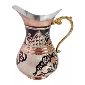 پارچ طرح اردک نقره کوب مسی کد ZH299 خانمان مدل 342505