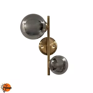 لوستر دیوارکوب مدل مولکولی B2 بدنه کروم خانمان مدل 350136