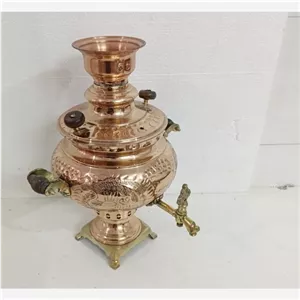 سماور مسی ذغالی 6 لیتری نانو ارسال رایگان خانمان مدل 339720