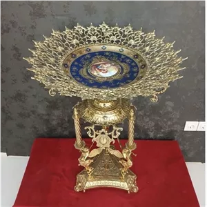 میوه خوری کنارسالنی برنز فرشته ملکه بزرگ قالب اصلی خانمان مدل 342387 