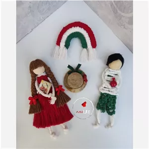 عروسک مکرومه پسر گیفت یلدا خانمان مدل 364489