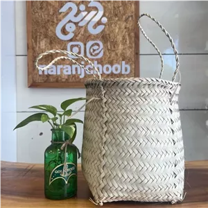 گلدون و سبد حصیری هرمزگانی خانمان مدل 348167