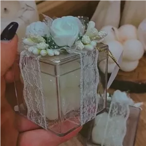 گیفت جشن و عروسی پلکسی شمع روبیک خانمان مدل 336971