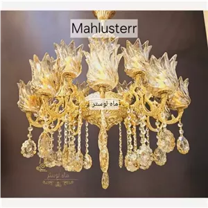 دو گل کوچک پولکی 20 شعله تمام برنج خانمان مدل 348037