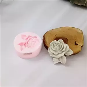قالب سیلیکونی گل رز سه برگ خانمان مدل 356766