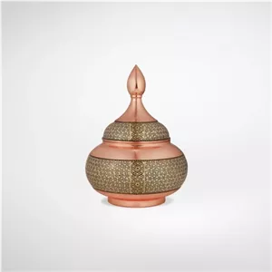 قندان خاتم کاری مدل ساده کد 130 خانمان مدل 346076