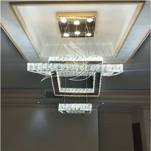 لوستر آویز کهکشانی، لوستر مدرن، لوستر کریستالی خانمان مدل 348956