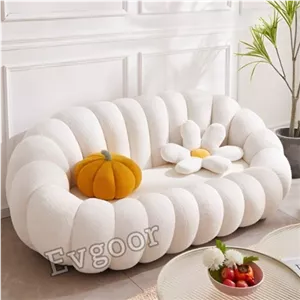 مبل صدفی با پارچه تدی ترک مبلمان اوگور خانمان مدل 323216