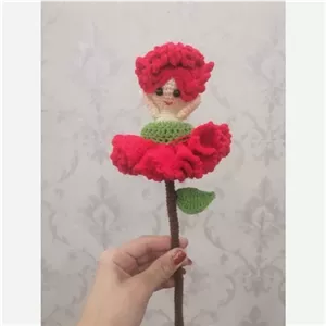 شاخه گل بافتنی، میخک سورپرایز خانمان مدل 364173