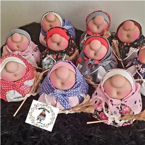 عروسک عمده بسته 10 عدد.عروسک سنتی عمده .عروسک یلدا عمده خانمان مدل 371836