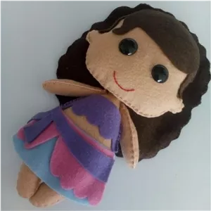 عروسک نمدی موانا خانمان مدل 374610