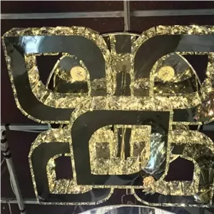 لوستر سقفی کریستالی مدل پخ دار استیل نقره ای سایز 60 خانمان مدل 352048