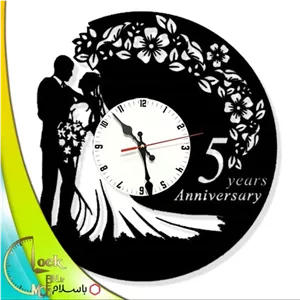 ساعت دیواری عروس و داماد کد 476 خانمان مدل 341658