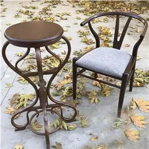 صندلی ویشبون چوب گردو خانمان مدل 331807