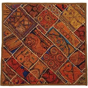 رومیزی مربع سوزن دوزی گلابتون کد ZARIMOR13 نفیس خانمان مدل 359889