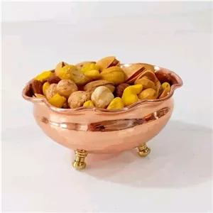 پیاله سه پایه مسی 1 عددی در مس زنجان نمونه خانمان مدل 340391
