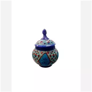 قندان 16 سانتی میناکاری کیفیت اعلا خانمان مدل 339204 