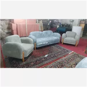 مبل تدی .نهال پارچه لینا خارجی ضد لک با 36 ماه ضمانت هزینه ارسال پایه مشتری میباشد خانمان مدل 322442