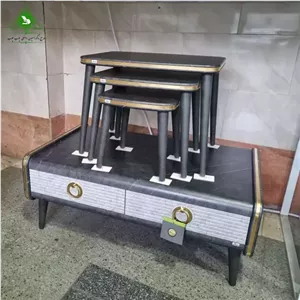 جلو مبلی و عسلی MDF وکیوم مدل لوکا خانمان مدل 315747